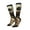 3 Black, variant on Women Crew Soft Moisture-wicking Socks Duck Bones Pattern Design Cotton Socks, One Size fit All