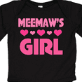 thumbnail image 4 of Inktastic Meemaw Girl Granddaughter Girls Long Sleeve Baby Bodysuit, 4 of 5