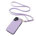 thumbnail image 2 of For iPhone 16 Plus Crossbody Wallet Phone Case,With Shoulder Strap,Card Slots,Back Double Magnetic Clasp PU Leather Flip Kickstand,Durable Shockproof Anti-fall Phone Case Cover,Purple, 2 of 9
