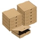 thumbnail image 1 of Caja de pizza, 10 piezas de 11 x 11 pulgadas, cajas de pizza cuadradas de papel de piel de vaca, para fiesta de pastel y galletas (marrón), 1 of 5