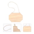 thumbnail image 4 of Shisuyan 2Pcs Hanging Wooden Sign Decoration Painting Wooden Plaque Party Props, 4 of 8