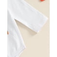 thumbnail image 6 of Musuos Baby Girls Halloween 3PCS Sets 0-18Months Long Sleeve O Neck Romper Pumpkin/Pumpkin Pie Print Pants Headband Sets, 6 of 10