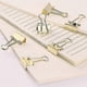 thumbnail image 3 of 2026 Binder Clips, Small Binder Clips, 50Pack, Gold, Small Clips, Paper Binder Clips, Binder Clips Small Size, Small Paper Clips, 3 of 5