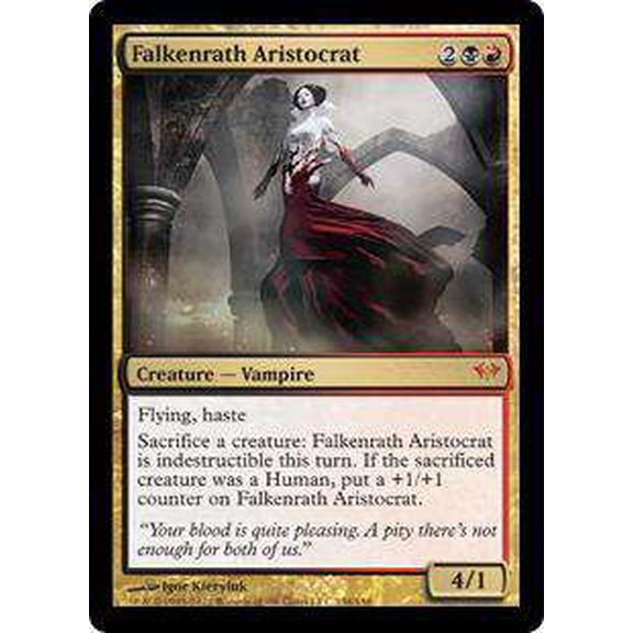 MtG Dark Ascension Mythic Rare Falkenrath Aristocrat #138
