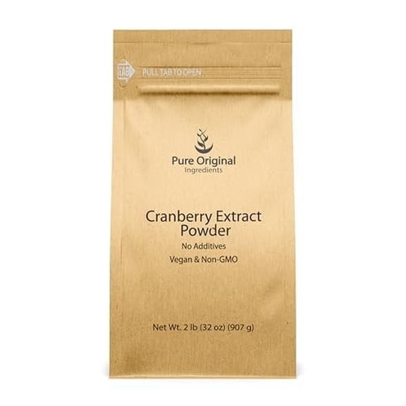 PURE ORIGINAL INGREDIENTS Cranberry Extract, Gluten-Free, Herbal Supplement 2 Pound