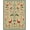 Ivory, Pattern 3, variant on ODIKA 8'x10' Beige Botanical Fern Leaf Estate Washable Area Rug Hand Drawn Wildflower Stems Branches Scattered Nature Illustration for Dining Room, Large Office, Lounge, Non-Slip Chair-Friendly Mat
