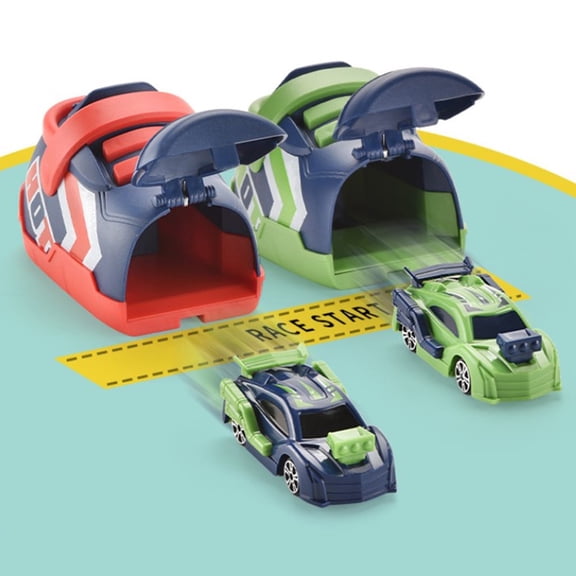 2 Pack Car Toys Set for Boys , Jumping Stunt Car Toys for 3 - 10Years Boy , Fun Shoes Toy Cars for Birthday Gift