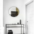 thumbnail image 5 of Grander Images GJ003-60 24 in. Tinted Glass Frameless Round Mirror - Grey, Gold & Orange, 5 of 6