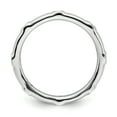 thumbnail image 2 of 925 Sterling Silver Blue Topaz Stackable Ring Birthstone December Gemstone, 2 of 8