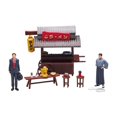 thumbnail image 2 of Bunblic 1/64 Ramen Shop Model Set Crafts Tiny Ornament Realistic High Precision Miniature Scene for Layout Sand Table Micro Landscape style A, 2 of 7