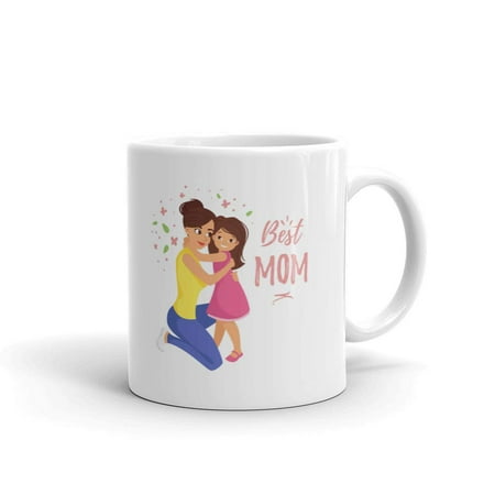 Best Mom with Daughter Mother’s Day Greeting Coffee Tea Ceramic Mug Office Work Cup Gift 11 (Best Sweet 16 Gifts For Daughter)