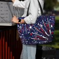 thumbnail image 6 of Kdxio Red White Blue Fireworks 1 for Beach Bag for Women Large Beach Tote Bag Waterproof Sandproof Swim Bag with Zipper Pockets Beach Vacation Travel, 6 of 6