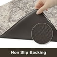 thumbnail image 4 of Anti Fatigue Kitchen Mat, Boho Distressed Kitchen Rugs Sets of 2, Kitchen Floor Mats Non Slip Cushioned, Waterproof Standing Mat for Laundry, Office, Sink, Desk, Light Brown 17"x47"+17"x29", 4 of 6