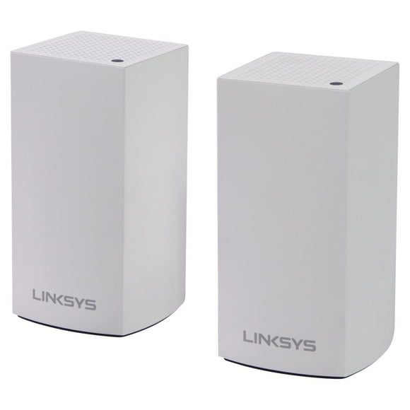 Linksys Système WiFi Velop Mesh Home (AC1300) - 20+ Appareils (WHW0102) - 2 Pack (Utilisé)