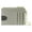 Grey, variant on YOUSNH Women Wallet Fashionable New Pattern Simple Solid Color Multi Card Practical Zipper Wallet Pink