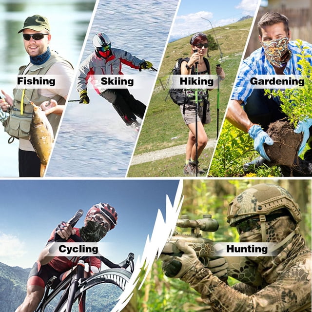 Fashion Couple Seamless Camouflage Riding Windproof Sunscreen Camouflage Mask