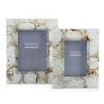 thumbnail image 1 of HCM002-S2 Natural Agate Photo Frames - Set of 2, 1 of 1