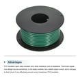 thumbnail image 3 of Uxcell 16AWG Stranded Wire Hookup 10M/33ft Green, Electrical Wire UL1007 Spool, 3 of 6