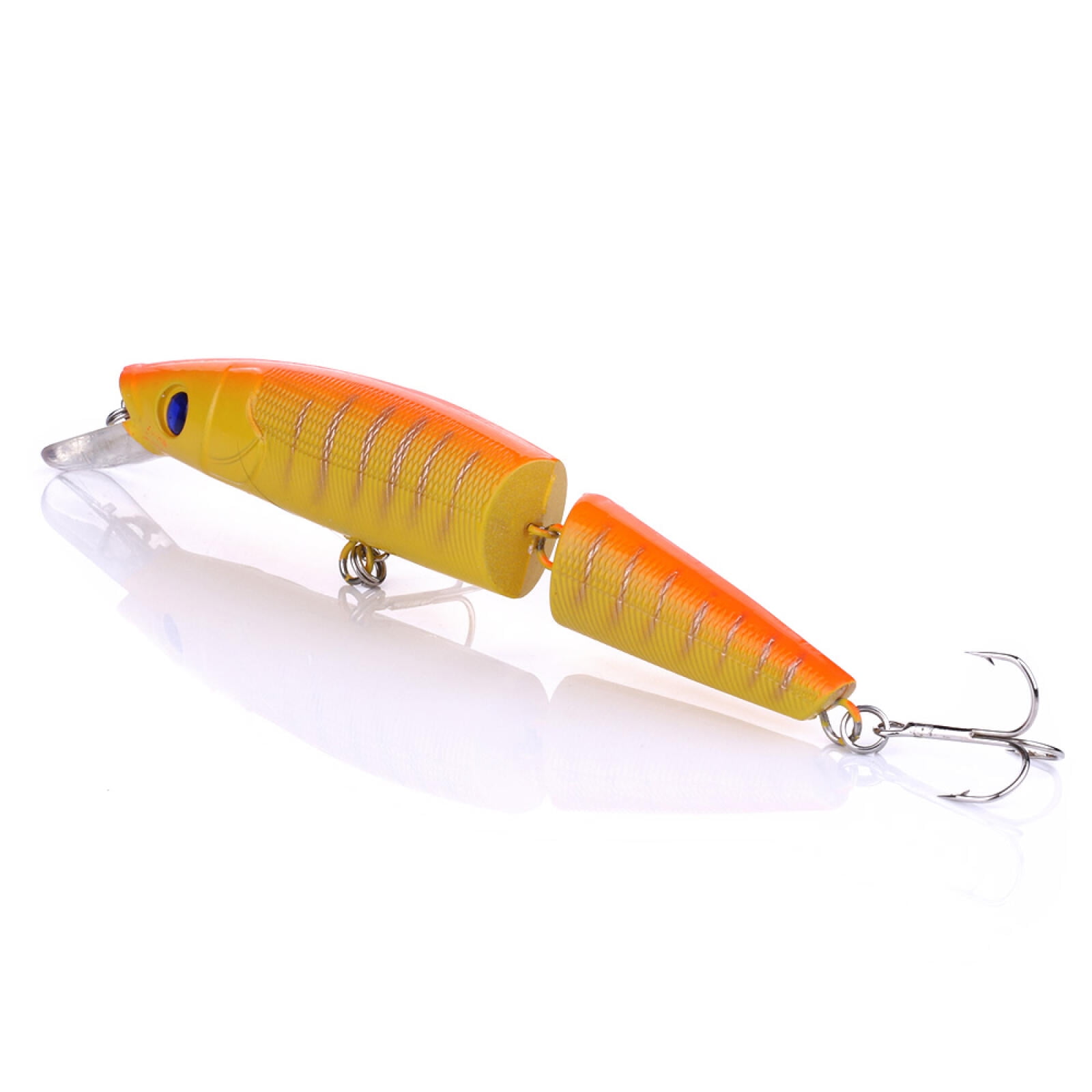 HENGJIA Fishing Lures Multi Jointed Fish Fishing Kits Slow Sinking Lifelike Swimbait Freshwater and Saltwater for Trout Bass Lures,5pcs, 5.51"/0.71oz