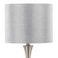 thumbnail image 6 of LumiSource Silver Lenuxe 24" Metal Table Lamp - Set of 2, 6 of 11