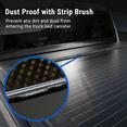 thumbnail image 6 of Syneticusa Stealth Black Retractable Hard Truck Bed Tonneau Cover Fits 2002-2026 Ram 1500 2500 3500 6'4", 6 of 10