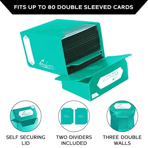 Carcaj Tiempo TCG Paquete de Tarjetas de Tamaño Estándar ~ 80+ Bloque de Baraja Verde con Quiver Time Quiver Time