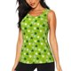 thumbnail image 1 of Balery St Patrick's Day7 Camiseta sin mangas estampada ligera para mujer, tops de entrenamiento sin mangas, camisetas de yoga transpirables de secado rápido.-Medium, 1 of 7