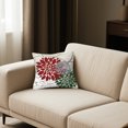 thumbnail image 3 of CANX Elegant Colored Throw Pillows Farmhouse Outdoor For Home Living Room Sofa Couch Bed Modern Floral Linen Square Cushion Set Of 2 One Size Utility, 3 of 5