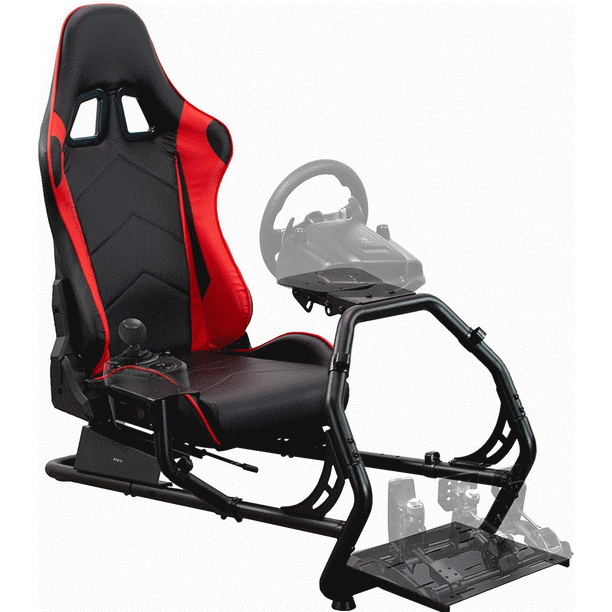 Racing Seat Gaming Chair Simulator Cockpit Steering Wheel Stand For Logitech G29 Thrustmaster Xbox Playstation Ps4 Walmart Com Walmart Com