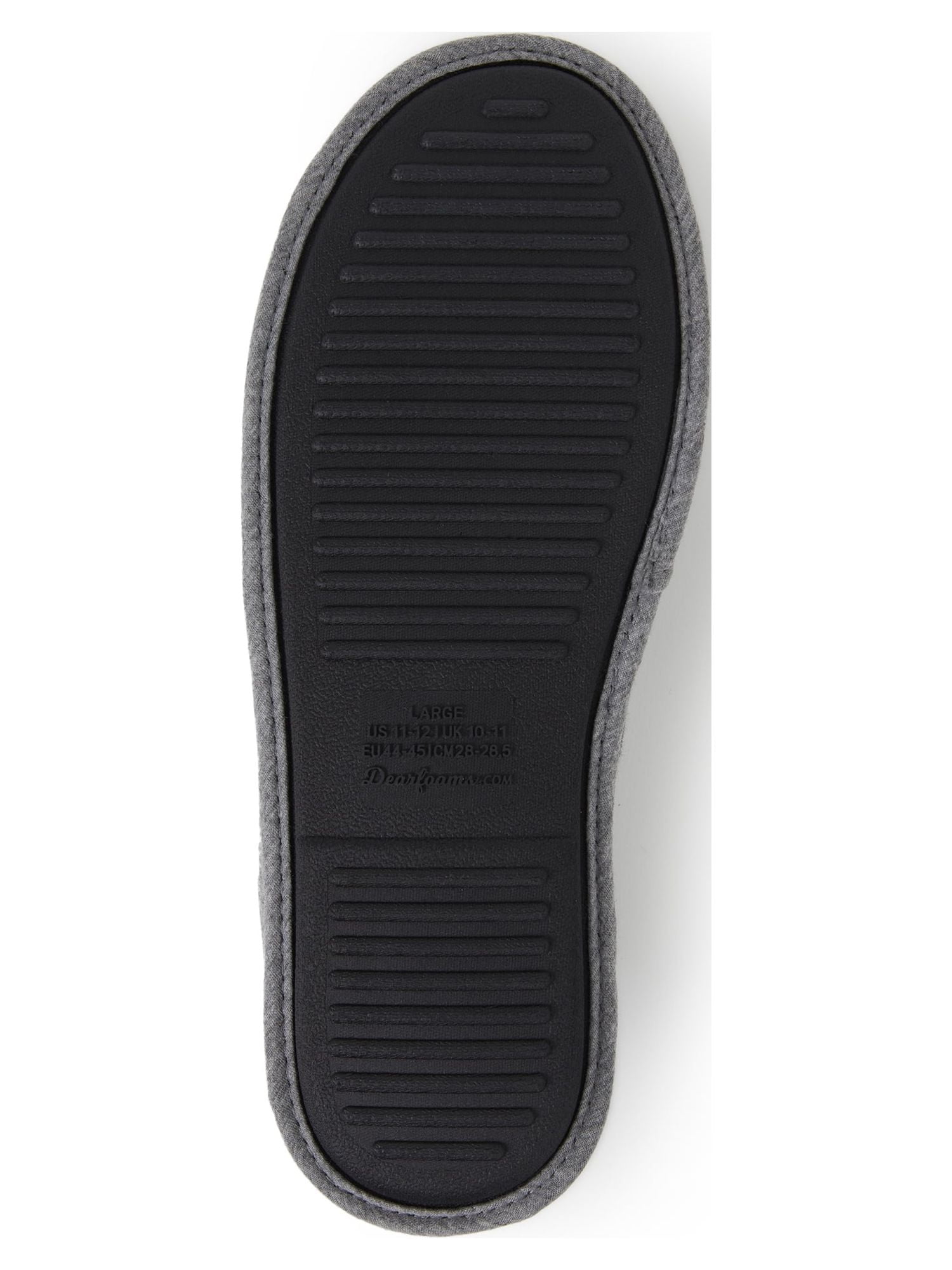 Dearfoams Cozy Comfort Men's Bound Knit Clog Slippers