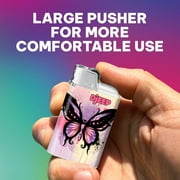 DJEEP Pocket Lighters, TATTOO Collection, 24 Count Pack of Disposable Lighters