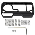 thumbnail image 2 of Motorcycle Instrument Bezel, Metal Motorcycle Meter Cover  For Modification Black, 2 of 8