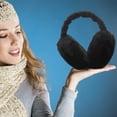 thumbnail image 7 of Winter Women Kids Soft Cute Earmuffs Foldable Ladies Girls Earflap Warmers Ear Muffs Fleece Warm Plush Ear Covers, 7 of 7