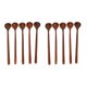 thumbnail image 1 of 10 piezas de cucharas redondas de mango largo de madera 100% Natural de estilo coreano de 10,9 pulgadas (sopa de estilo coreano Sp, 1 of 5