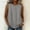 A164 Gray, variant on Womens Linen Sleeveless Shirts Button Down Tank Tops Casual Summer Tees Crewneck Loose Fit Basic Blouses Daily Wear Elegant Office Work Apparel Dressy Tunic Vintage Vibe