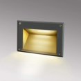 thumbnail image 2 of ZHAOCHENG Lámpara de pared LED de 3 W para iluminación empotrada de terraza/luces OSRAM SMD para interiores y exteriores, IP65/3000 K/162 mm, luz blanca cálida, color negro, 2 of 5