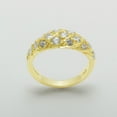 thumbnail image 2 of LBG British Made 14k Yellow Gold Cubic Zirconia Womens Band Ring - 33 size options - Size 10, 2 of 7