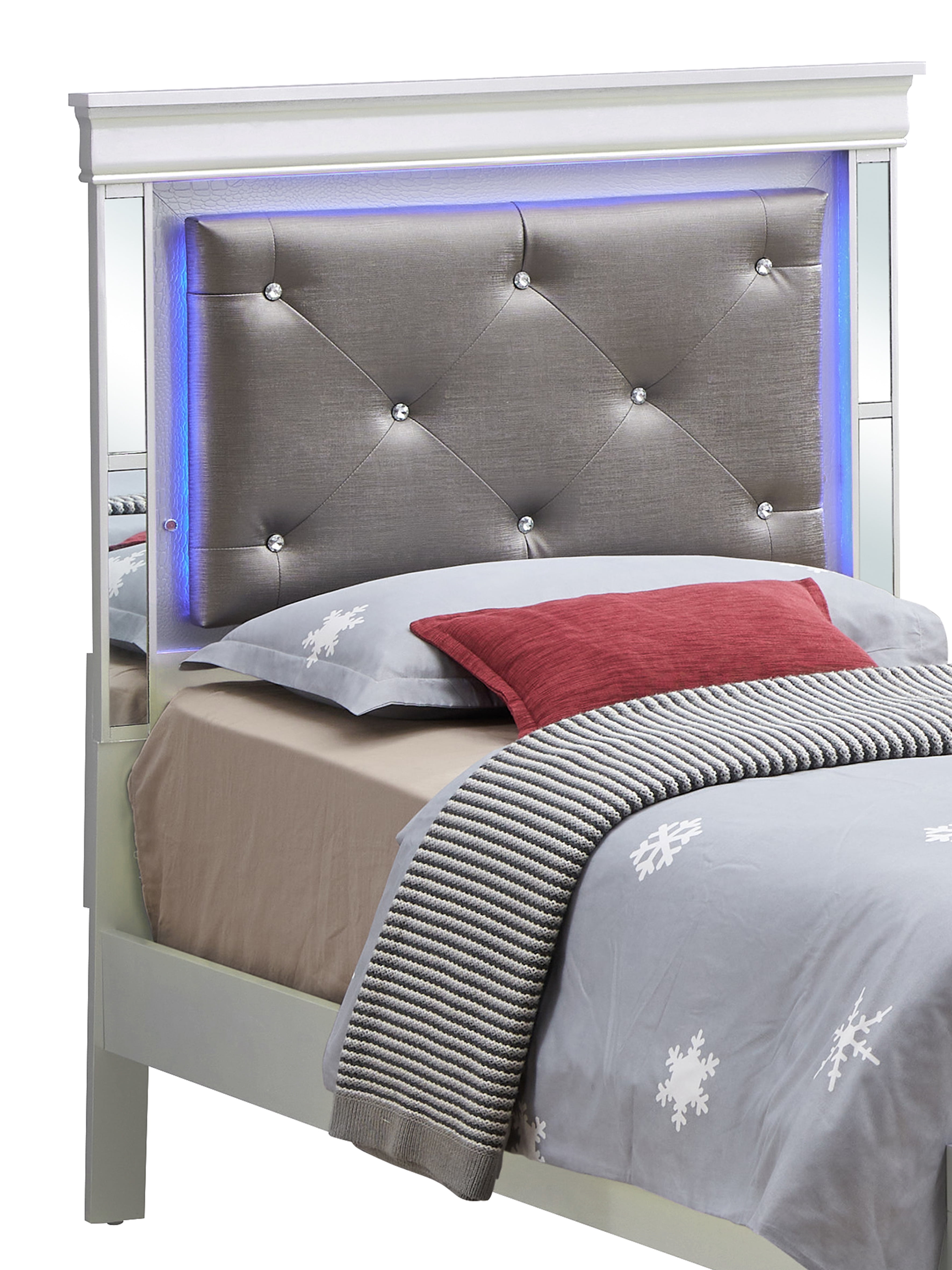 Glory Furniture Verona Twin Bed in Champagne Color