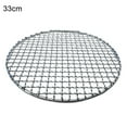 thumbnail image 3 of Huanledash Round Stainless Steel BBQ Grill Roast Mesh Net Non-stick Barbecue Baking Pan, 3 of 4