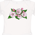 thumbnail image 4 of Inktastic Mountain Laurel Flowers Boys or Girls Long Sleeve Baby Bodysuit, 4 of 5