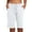 White, variant on BALEAF Women's Bermuda Shorts Cotton Long Shorts with Pockets Black XS