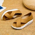 thumbnail image 3 of Verano Color sólido Suave antideslizante Mujer Cuña Columpio Zapato Mujer Zapato Flip Flop Wmkox8yii  shjk2041, 3 of 7