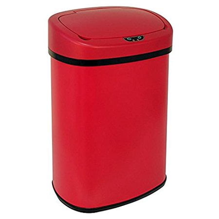 BestOffice New Red 13-Gallon Touch Free Sensor Automatic Touchless ...