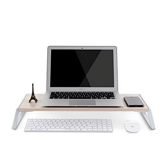 Computer Monitor Riser with Desk Tabletop Organizer