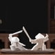 thumbnail image 2 of Set 2 figuras Longziming, Samurai, Cerámica, Alba, 2 of 5
