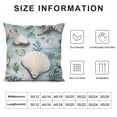 thumbnail image 5 of Nawypu  Nautical Coastal Throw Pillow Covers Ocean Themed Beach Seashell Coral Starfish Pillows Case Soft Cushion Covers for Outdoor Sofa Home Decor, 5 of 5