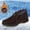 A, variant on GDREDA Men Shoes Winter Snow Boots Cotton-padded Slip on Casual Warm Walking Sneakers House Shoes Black,11