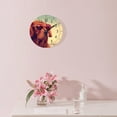 thumbnail image 3 of 14 Inch Wall Clock Battery Operated Silent Clock Decorative for Office, Kitchen, Outdoor, Living Room，A Cute Golden Retriever Lovely Design, 3 of 4