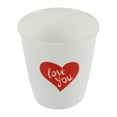 thumbnail image 3 of CIMAXIC Gobelet en Porcelaine Sans Poignée Réutilisable avec Motif Cœur Rouge pour Mariage Saint-Valentin Anniversaire 200ml, 3.15"X3.15"X3.15 Pouces, 3 of 5
