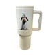 thumbnail image 2 of Termo de acero inoxidable color blanco mate, Halloween Perros, de 1.2 litros, 2 of 5